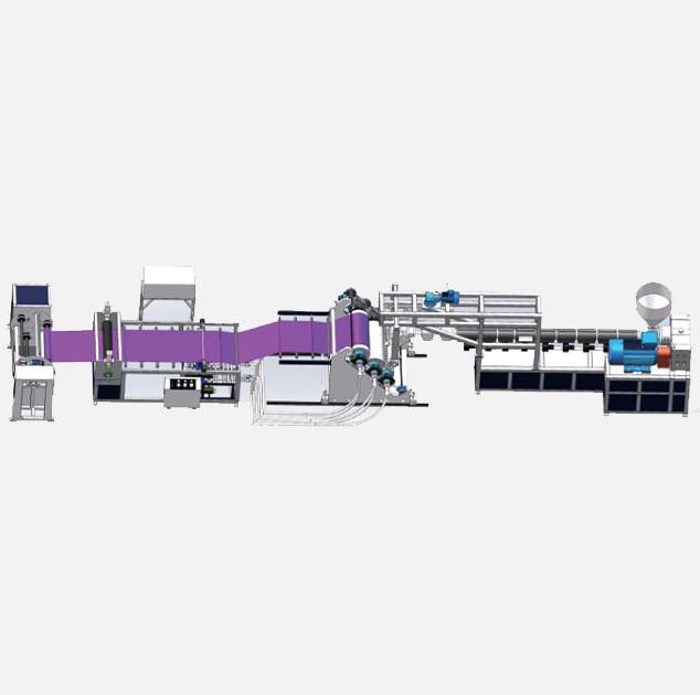 Transparent PVC soft/rigid sheet extrusion production line equipment